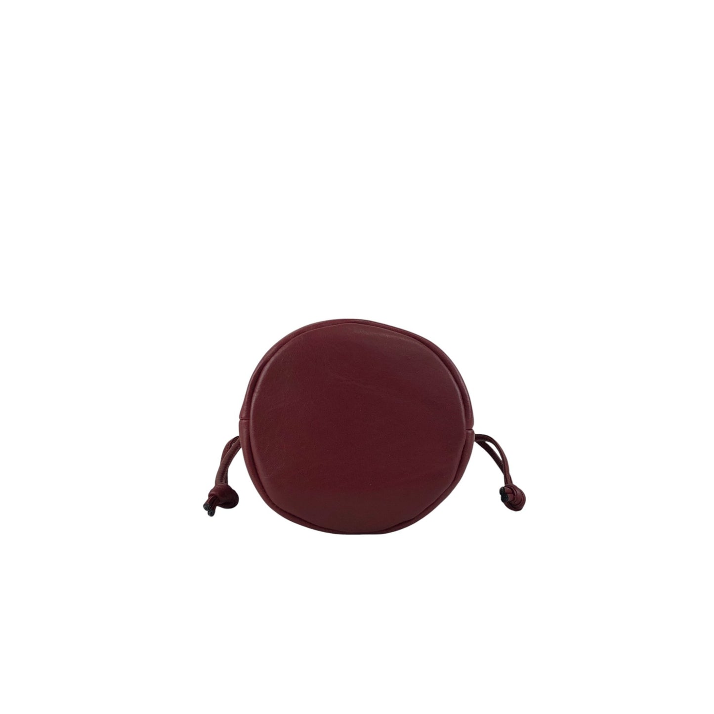 Christian Dior CD Logo Drawstring Shoulder bag Red Vintage smgt7i