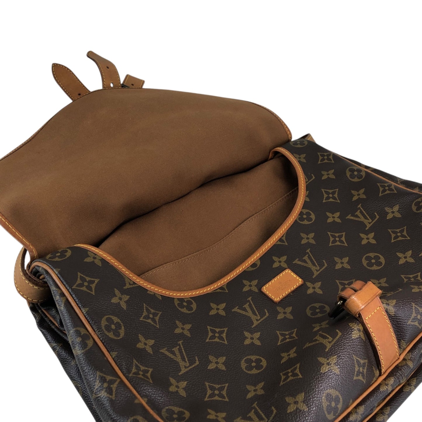 LOUIS VUITTON Monogram Shoulder bag Brown M42256 Vintage 38nfh4