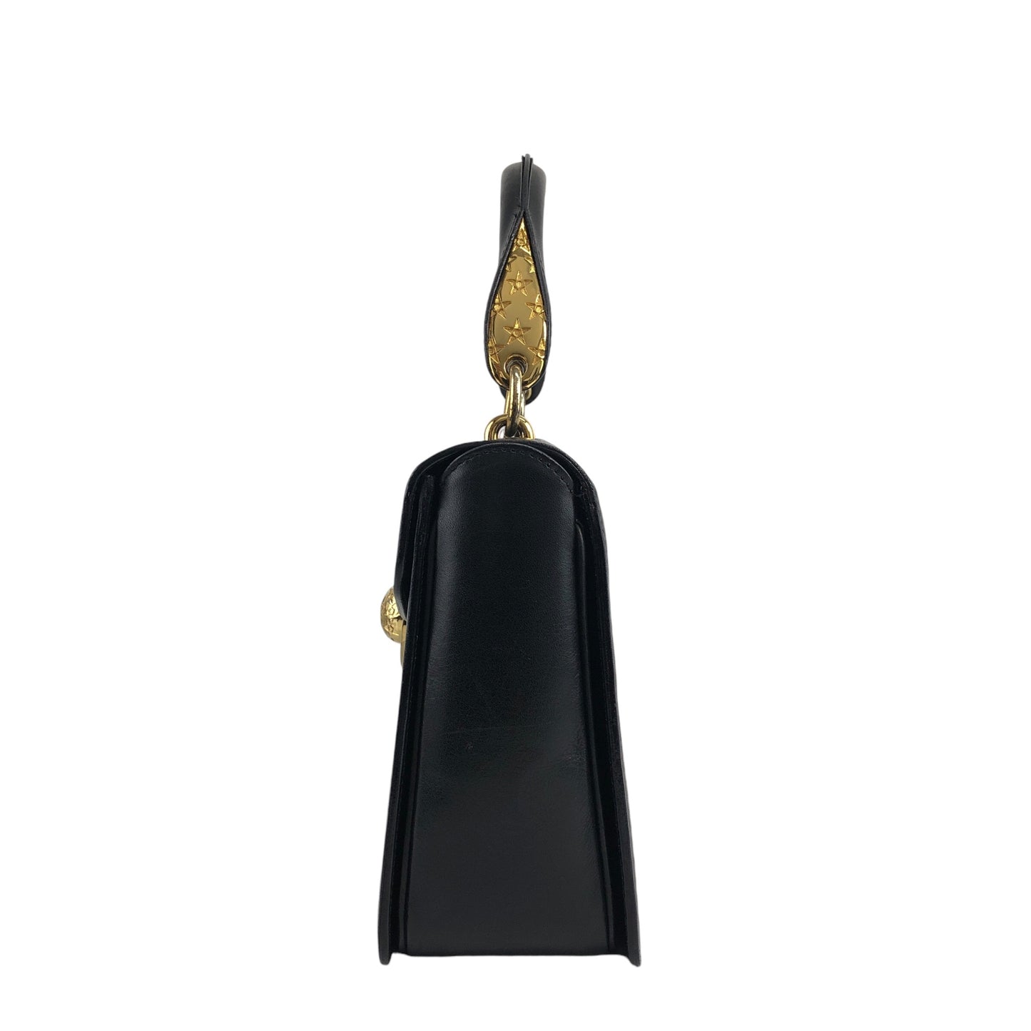 CELINE Starball Handbag Black Vintage yfnu6f