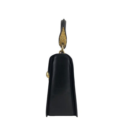 CELINE Starball Handbag Black Vintage yfnu6f