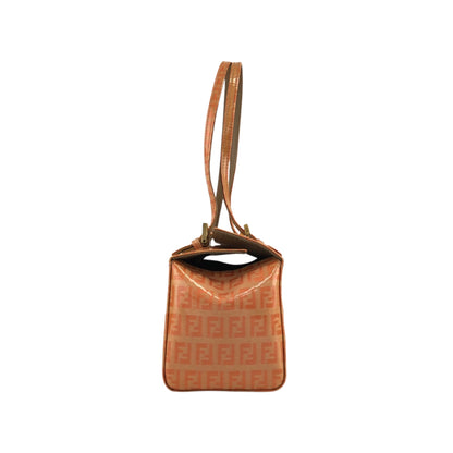 FENDI Zucchino Handbag Orange Vintage snr2vs