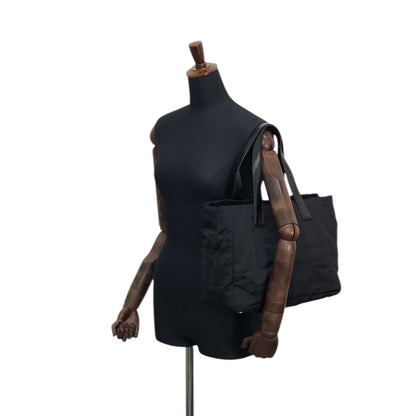 CHANEL New Travel Line Totebag Black Vintage tnjpfz