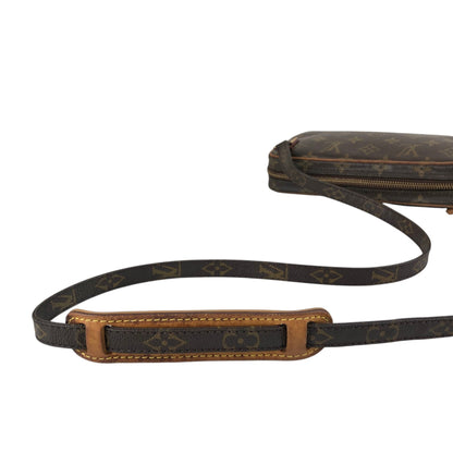 LOUIS VUITTON Monogram Shoulder bag Brown Vintage u4jnak