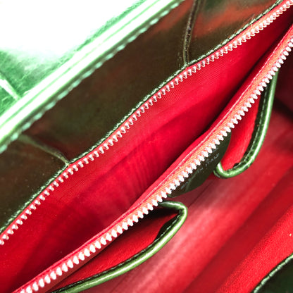 CELINE Chain Shoulder bag Green Vintage dwbc7x