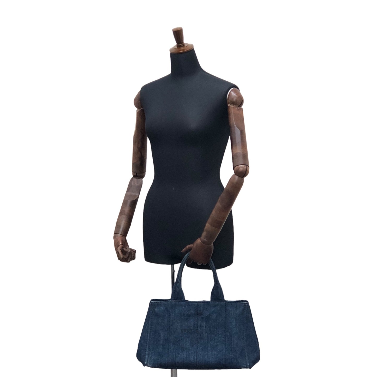 PRADA Canapa Handbag Indigo Vintage  hxdtf6