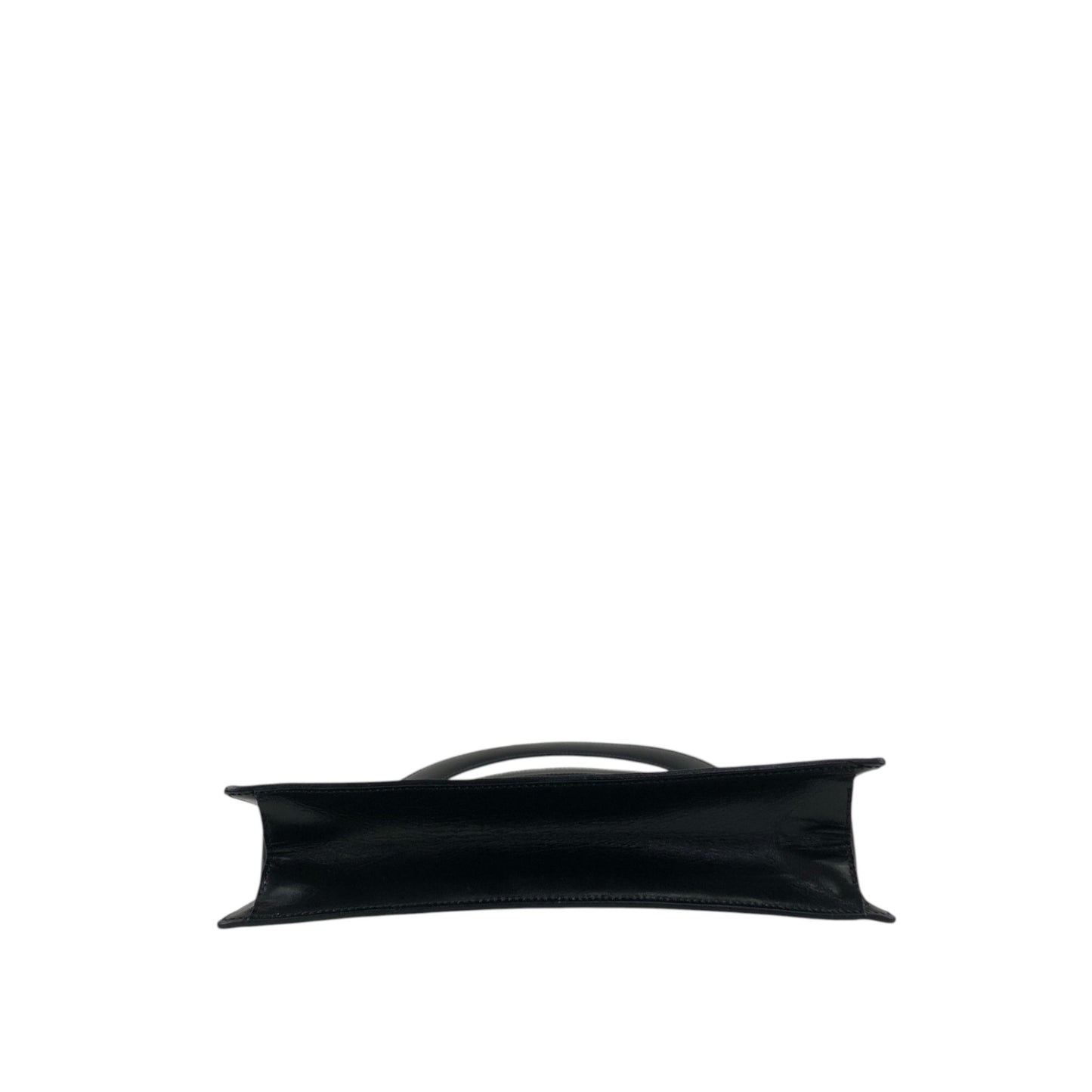 CELINE Top Handle Handbag Black Vintage f4rr4a