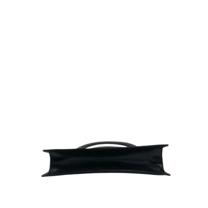CELINE Top Handle Handbag Black Vintage f4rr4a
