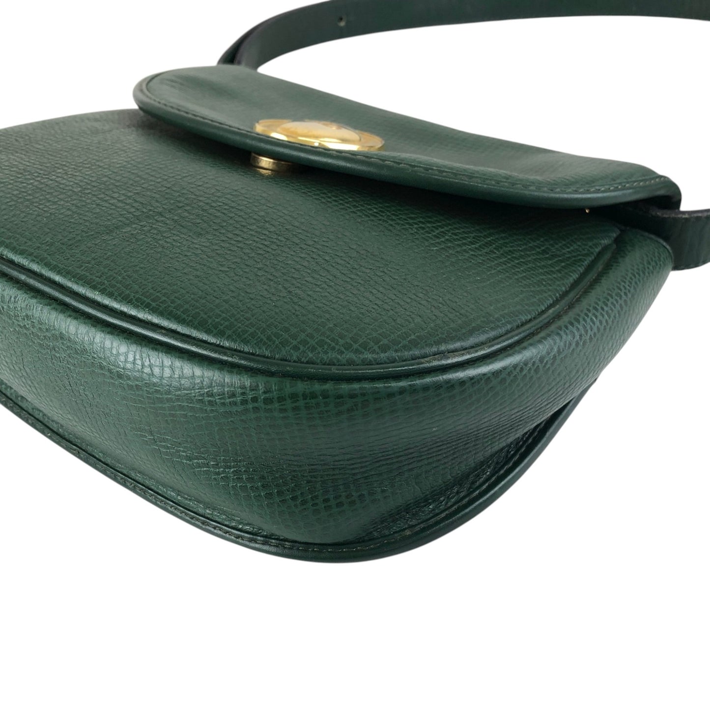Christian Dior CD Logo Shoulder bag Green Vintage gi6xyr