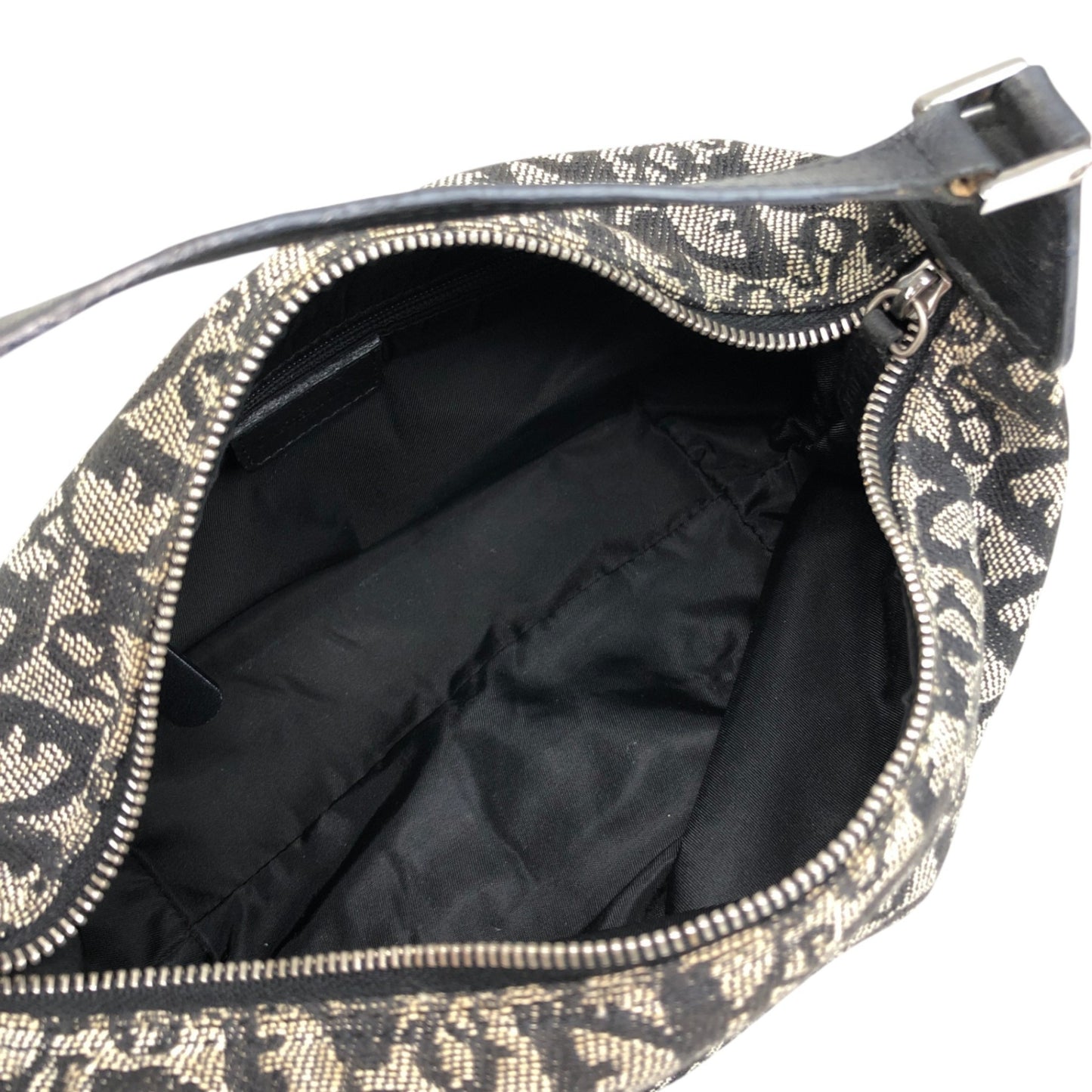 Christian Dior Trotter Small Handbag Vanity bag Black Vintage zxykbr