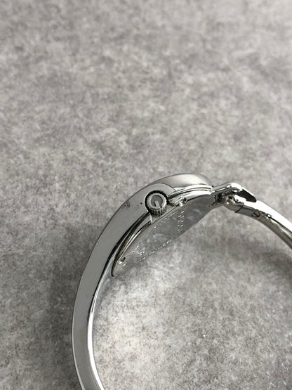 GUCCI Bangle Watch Silver 103 Vintage 5j8k5t