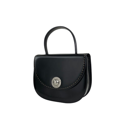 CELINE Starball Round Handbag Black Vintage 2ngrau