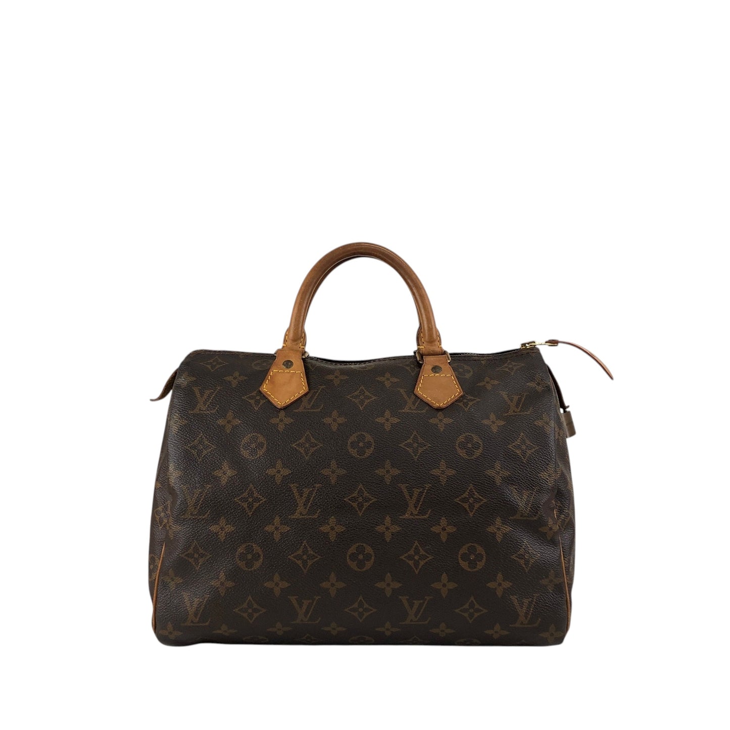 LOUIS VUITTON Monogram Small Boston bag Handbag Brown Vintage jm4cx4