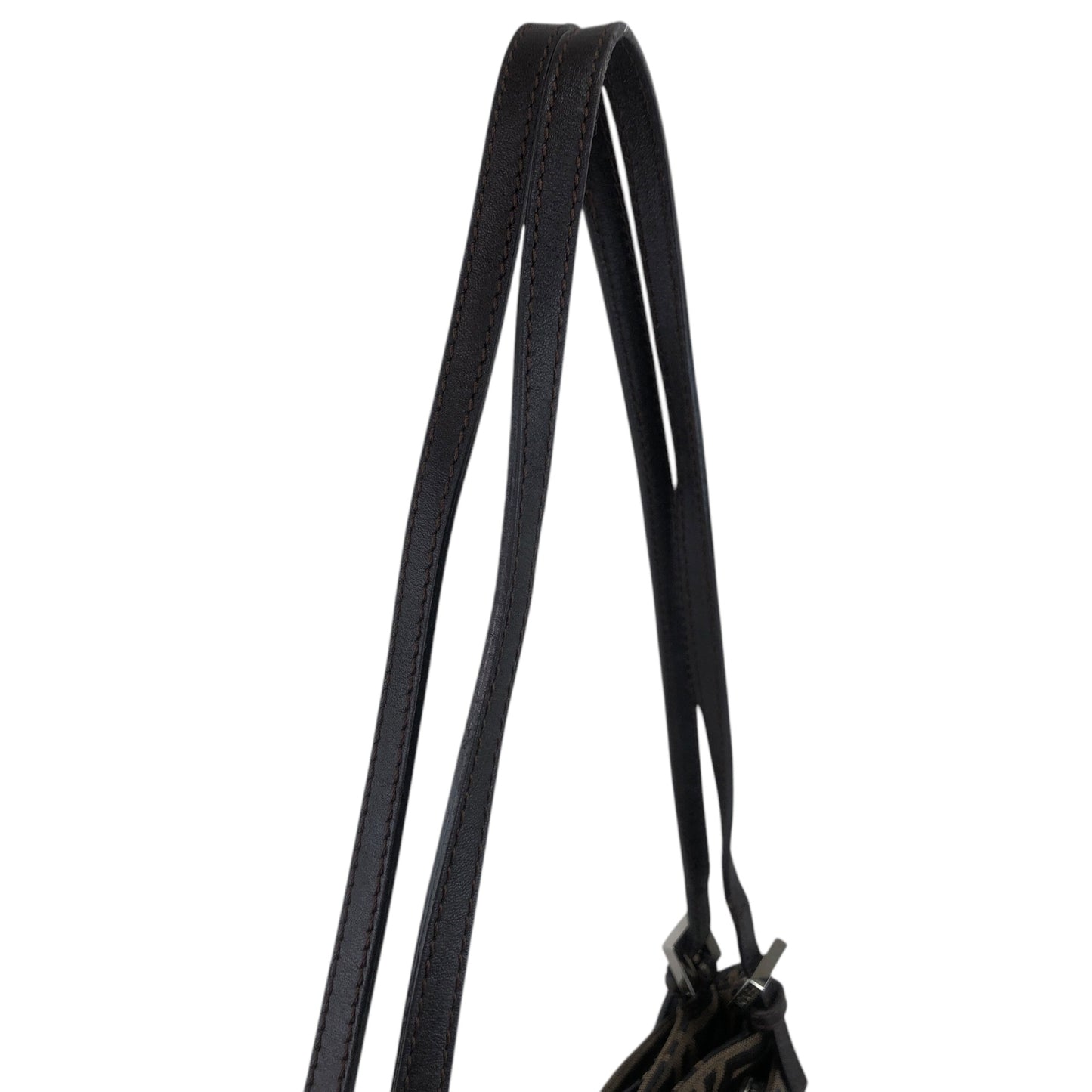 FENDI Zucca Shoulder bag Totebag Brown Vintage 84thni