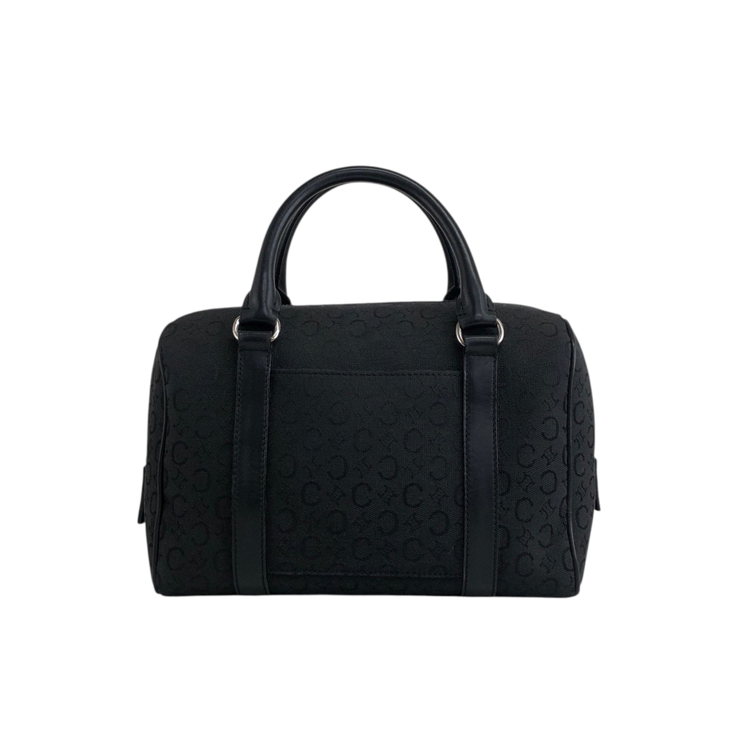 CELINE Small Boston bag Handbag Black Vintage w8thgk