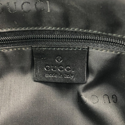 GUCCI Logo Backpack Black Vintage t2zdxz