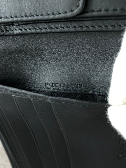 Christian Dior Logo Folded Wallet Black Vintage wafc3a