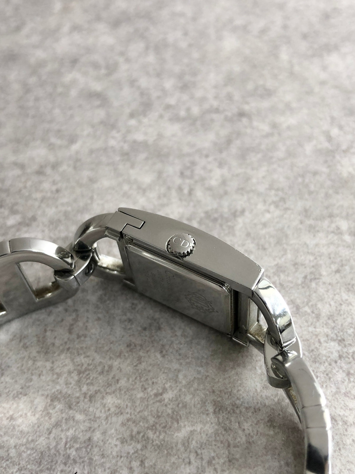 Christian Dior Quartz Watch Silver D78-109 Vintage esyj68