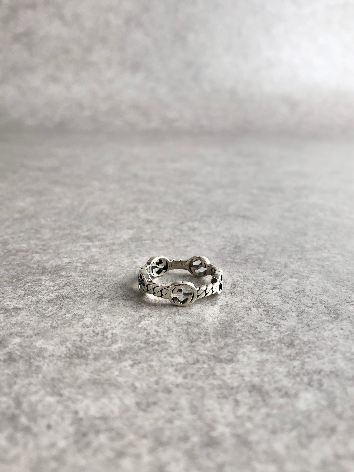 GUCCI Ring Silver Vintage 636be7