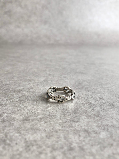GUCCI Ring Silver Vintage 636be7