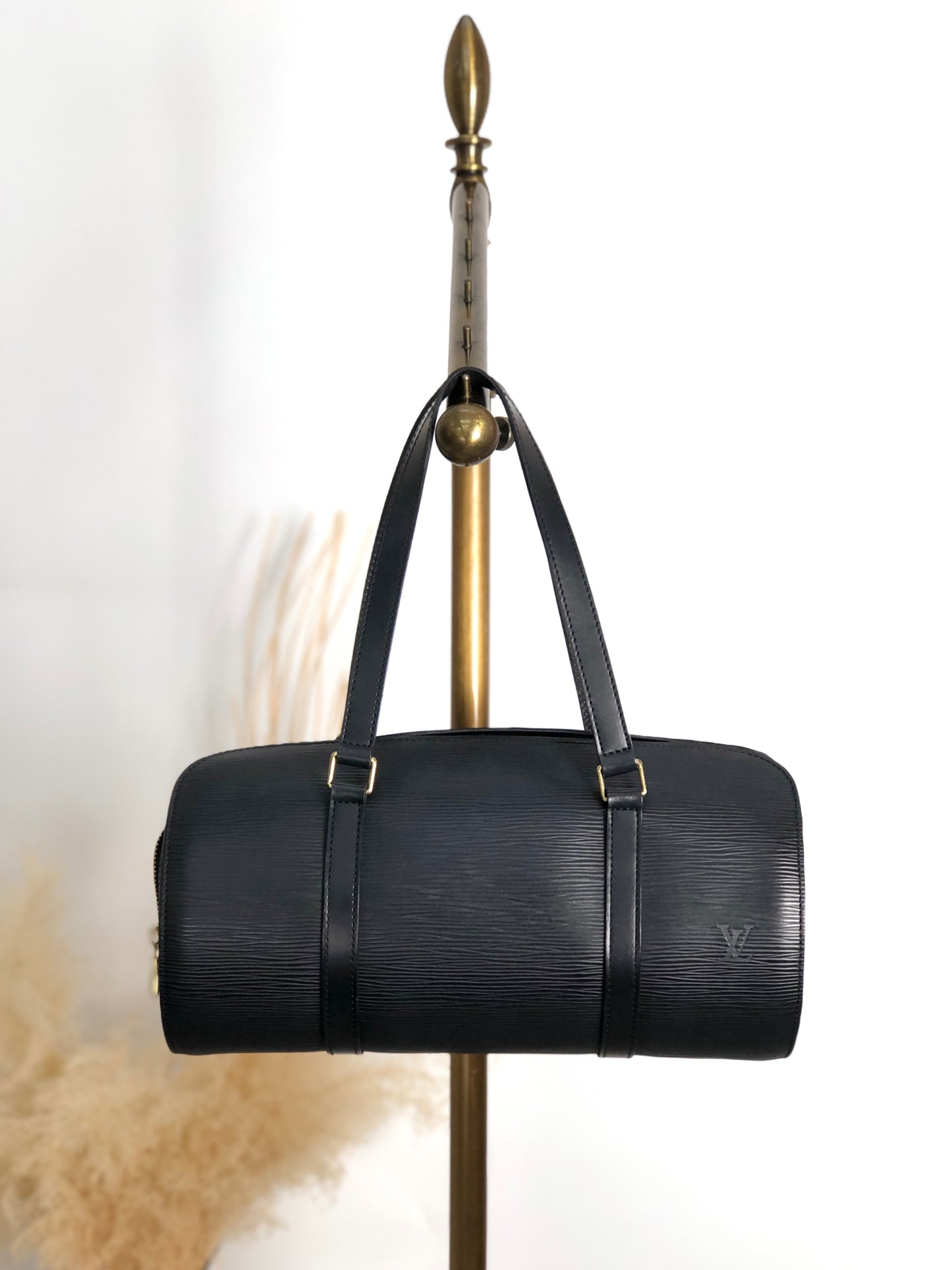 LOUIS VUITTON Epi Handbag Totebag Black M52222 Vintage uxxrki