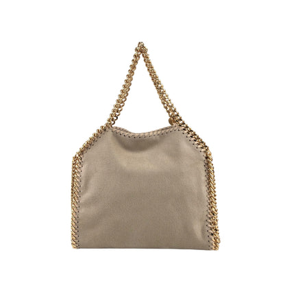 Stella McCartney Two-way Chain Handbag Shoulder bag Beige Vintage a347ka