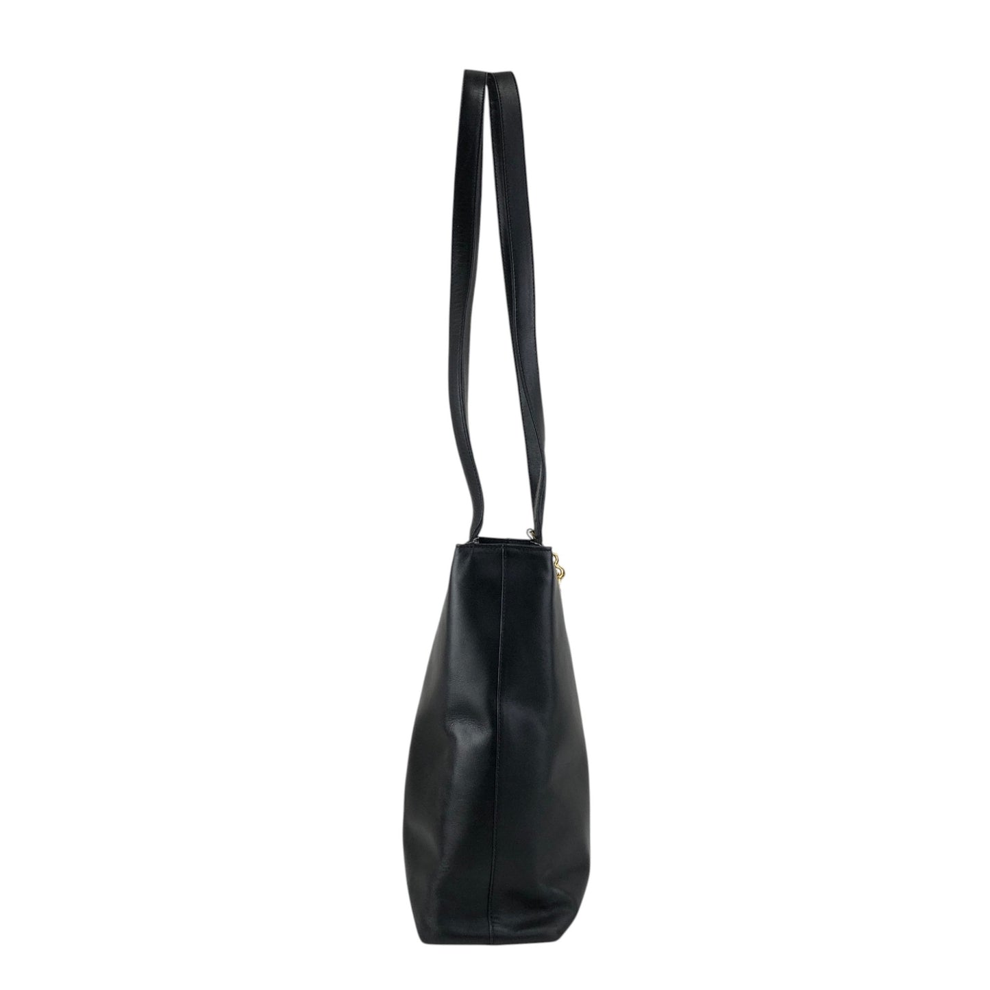 Christian Dior Logo Charm Handbag Totebag Black Vintage jimcsr