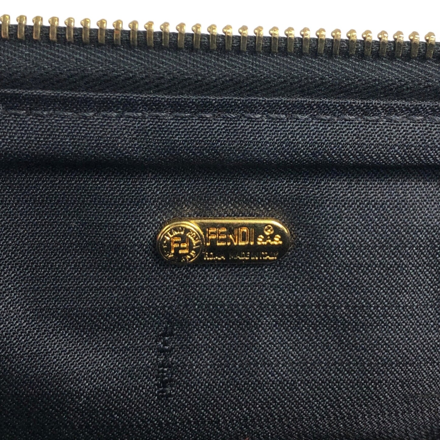 FENDI Pecan Two-way Small Boston bag Shoulder bag Brown Vintage bcu358