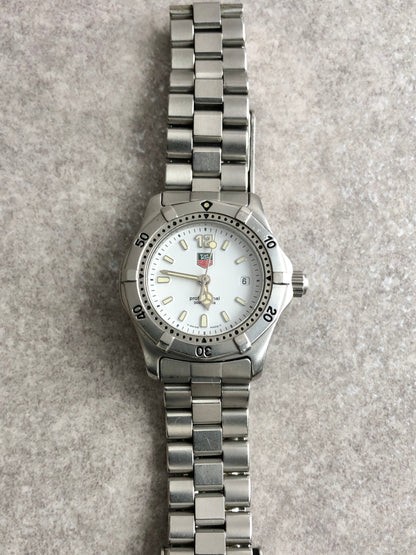 TAG Heuer Quartz Watch Silver Professional 200 wk1311 Vintage j455hr