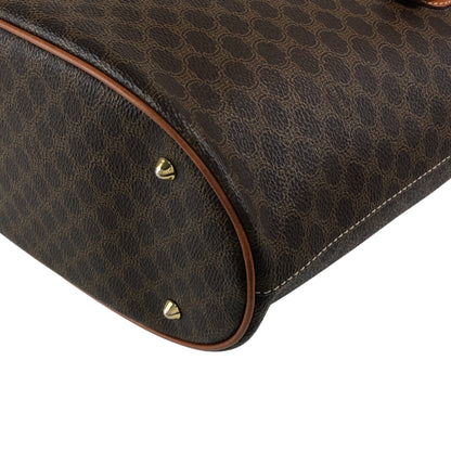 CELINE Macadam Blason Totebag Brown Vintage 53y3ej