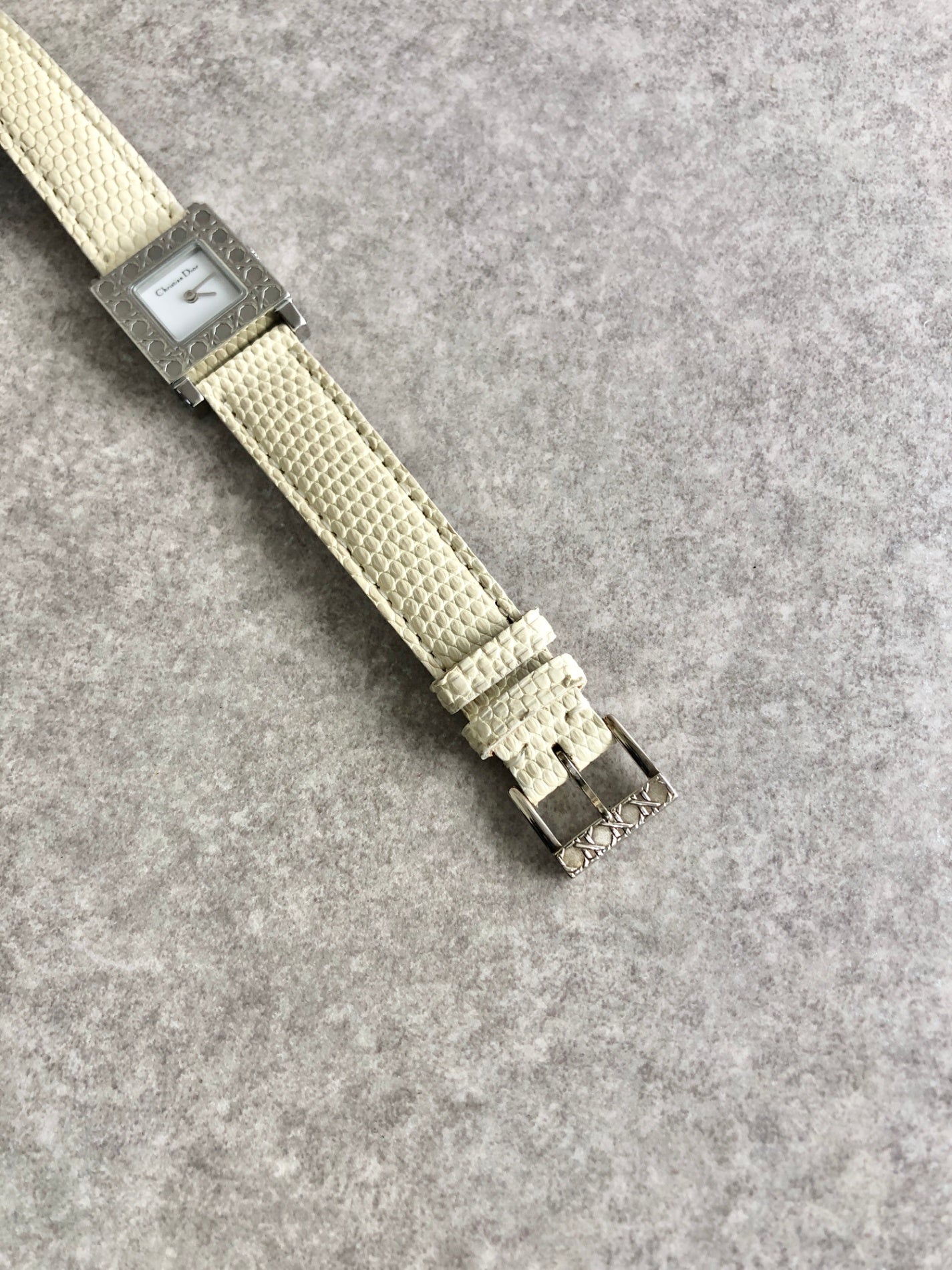 Christian Dior Watch Beige Vintage ekdwbj
