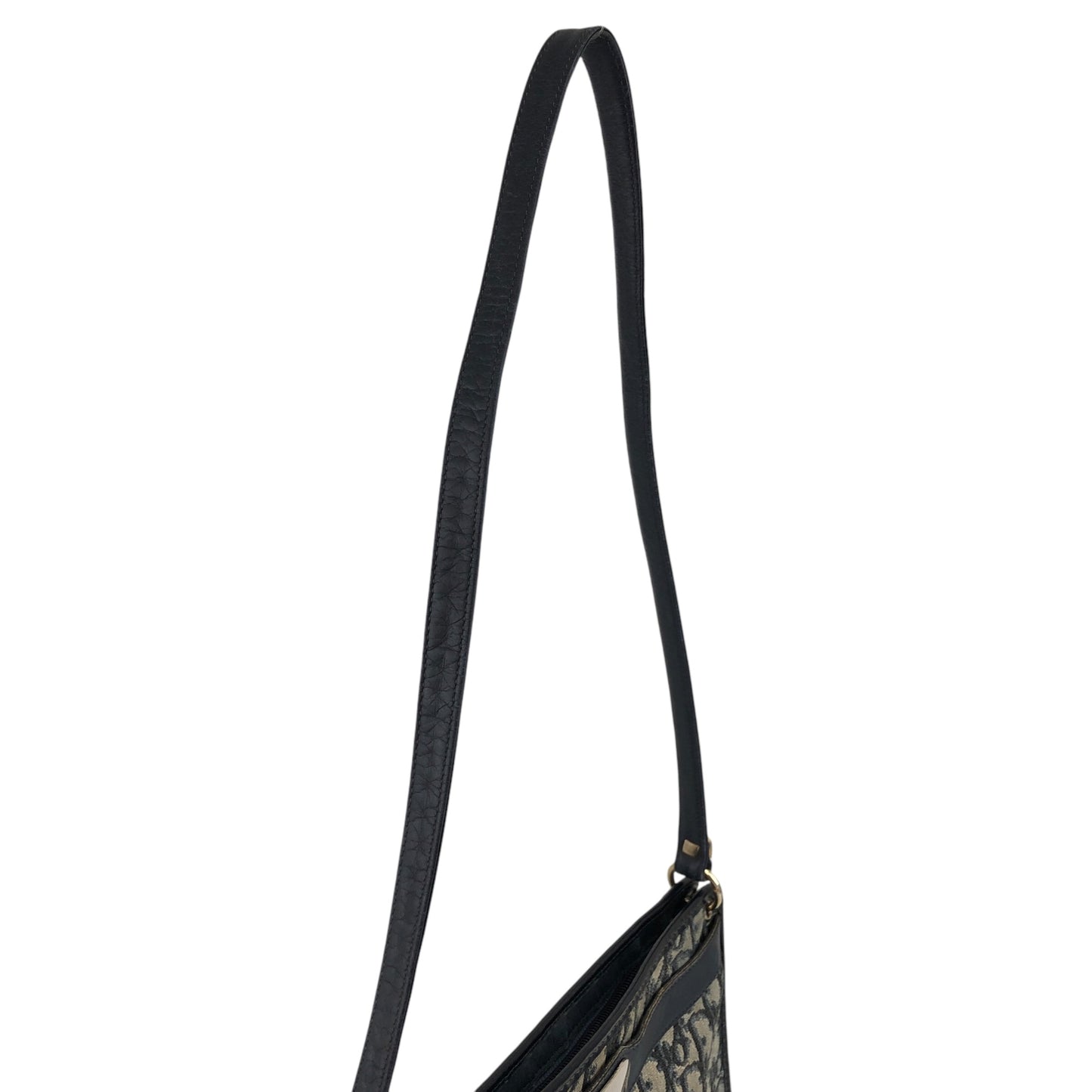 Christian Dior Trotter Logo 單肩包 海軍藍 復古 thm6uu