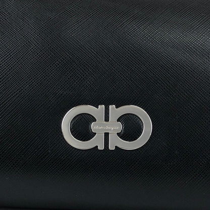 Salvatore Ferragamo Gancini Shoulder bag Black Vintage 52xyvd