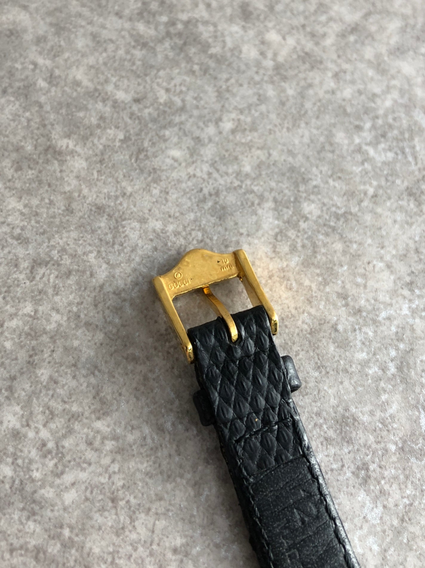 GUCCI Quartz Watch Black 6000.2l Vintage x5a7k2