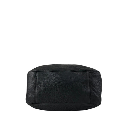 Yves Saint Laurent YSL Logo Shoulder bag Hobobag Black Vintage ib3ifn