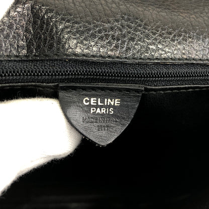 CELINE Gancini Shoulder bag Black Vintage s3twv4