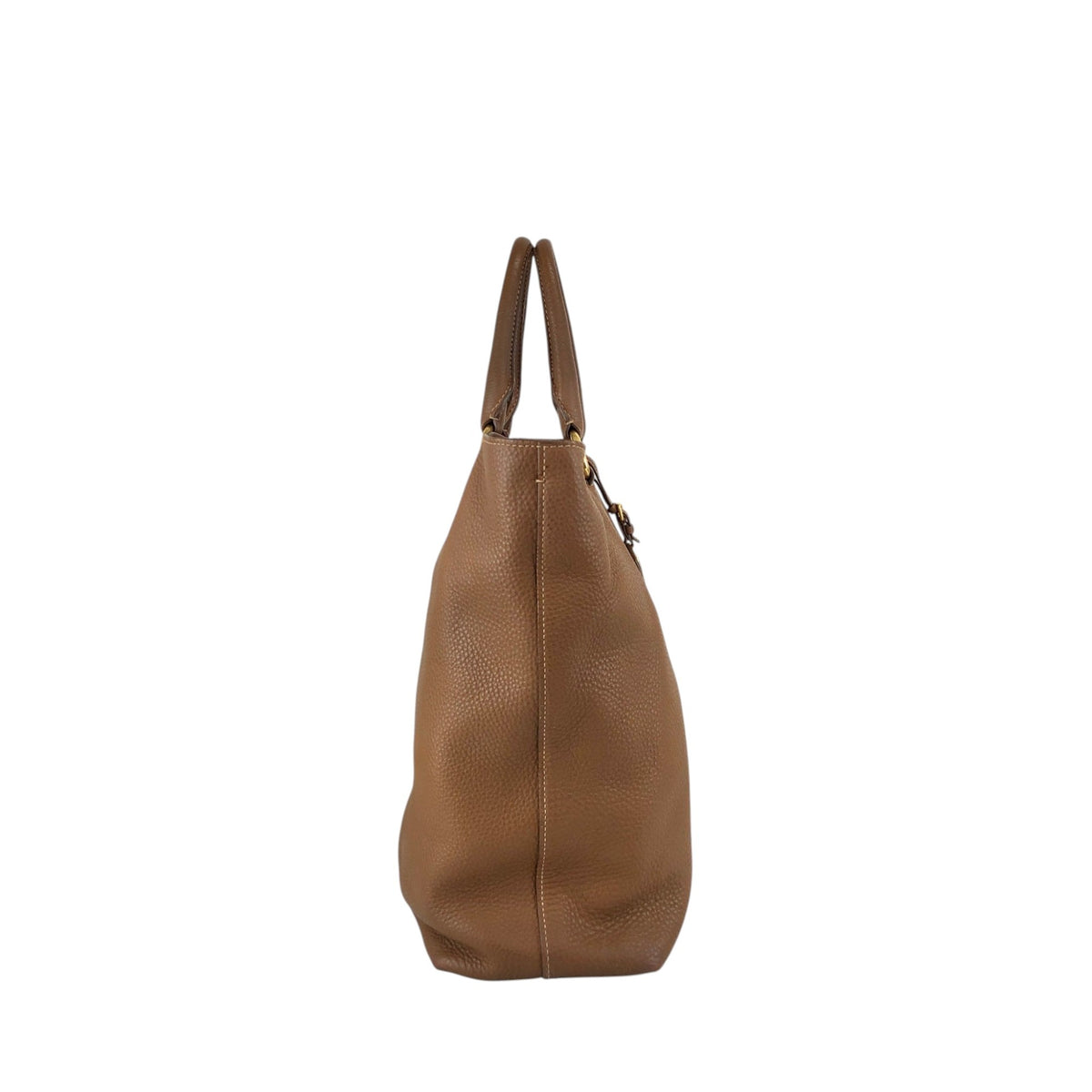 PRADA Logo Two-way Totebag Shoulder bag Brown Vintage 38ggy4