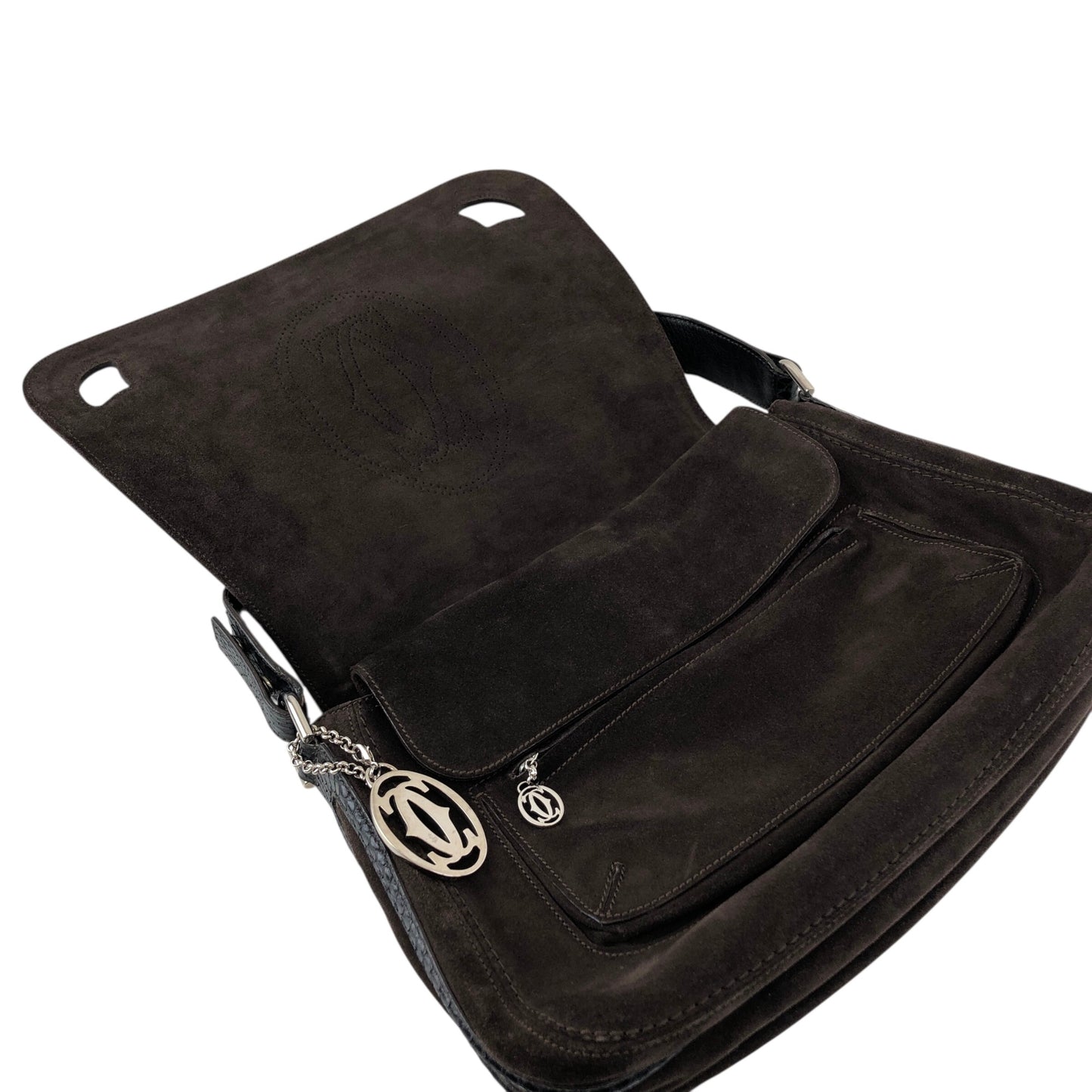 Cartier Shoulder bag Brown Vintage yr74va