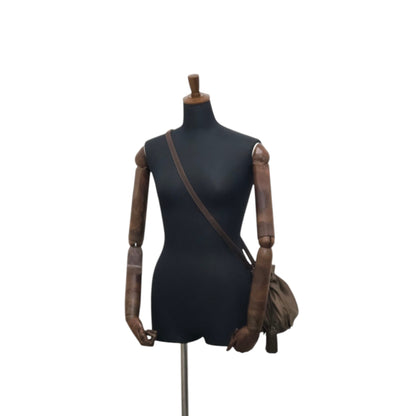 LOEWE Anagram Flamenco Tassel Drawstring Shoulder bag Bronze Vintage 757im3