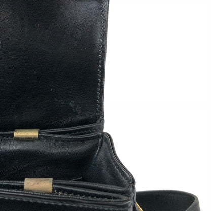 CELINE Horse Carriage Shoulder bag Black Vintage gec7v4
