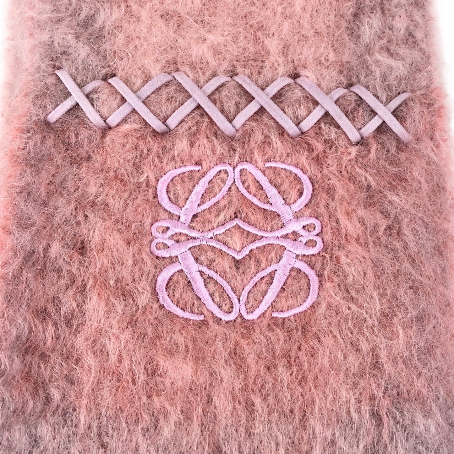 LOEWE Anagram Scarf Pink Vintage j3cm2n
