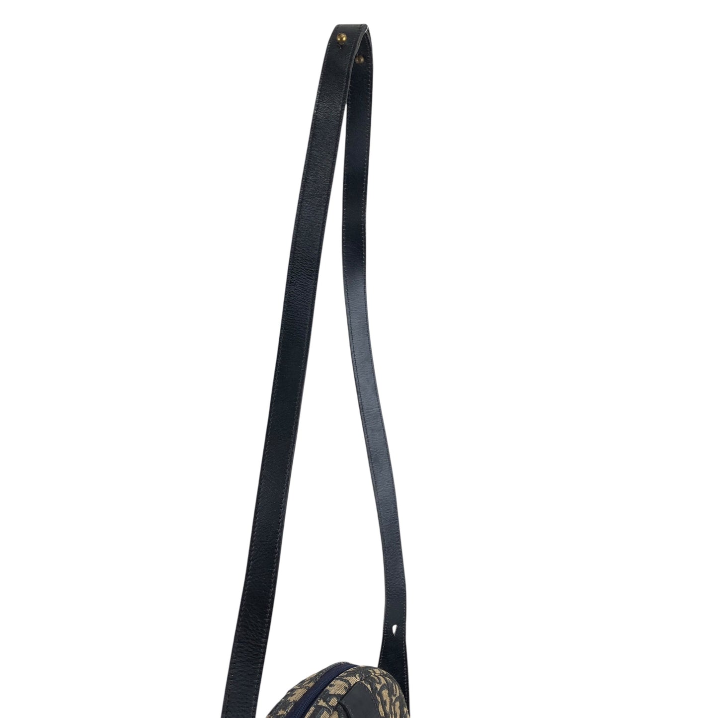 Christian Dior Trotter CD Logo 肩背包 海軍藍 復古 jwmwyf