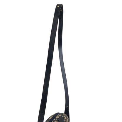 Christian Dior Trotter CD Logo 肩背包 海軍藍 復古 jwmwyf