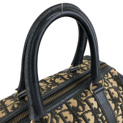 Christian Dior Trotter 手提包波士頓包海軍藍復古 5b5b6t