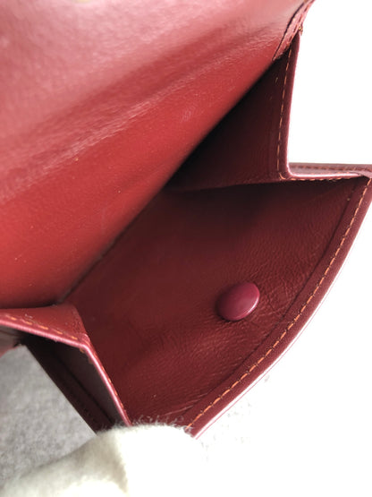 Cartier Logo Folded Wallet Bordeaux Vintage fs2inb