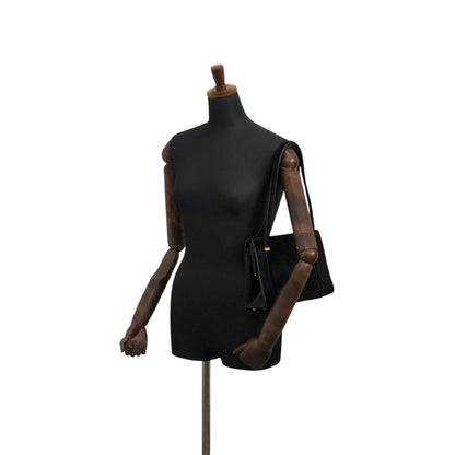 GUCCI Metal Clasp Totebag Black Vintage mzwmr5