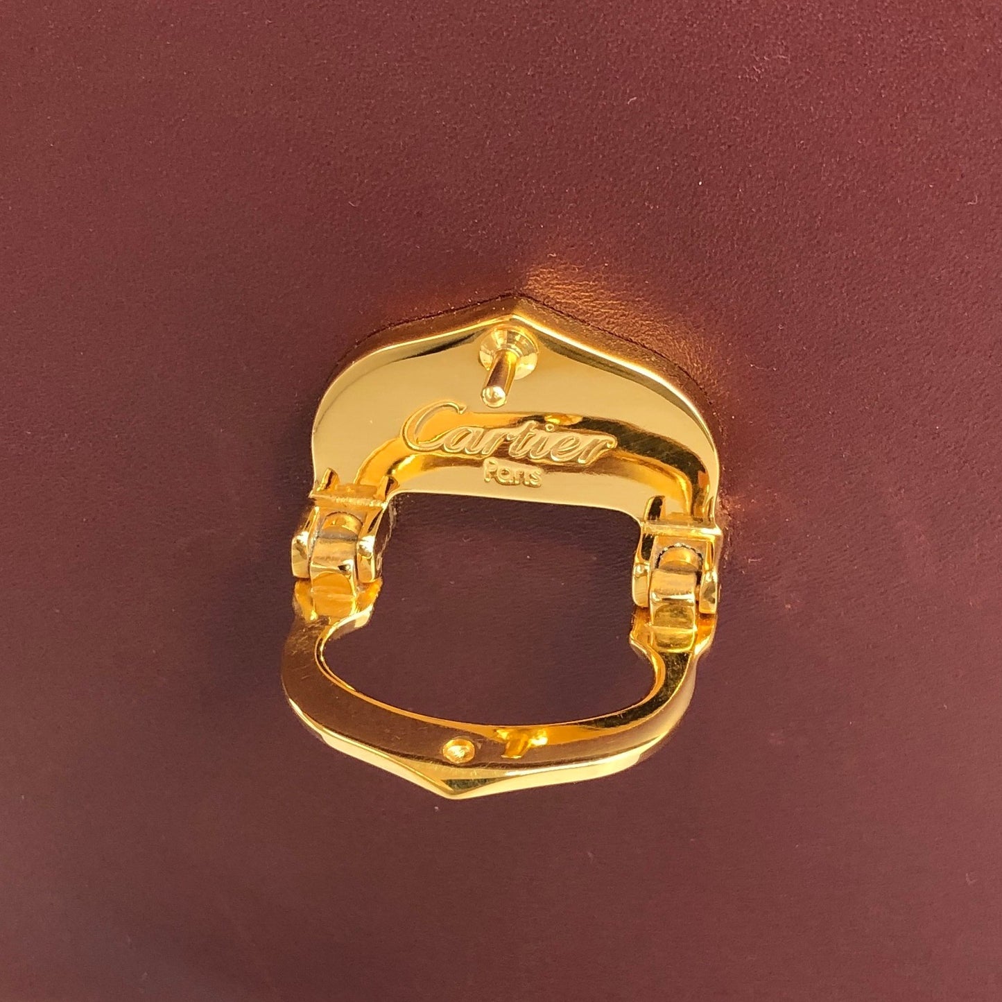 Cartier Shoulder bag Bordeaux Vintage p6hsiw