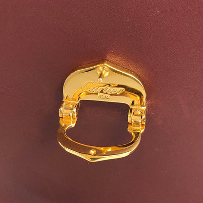 Cartier Shoulder bag Bordeaux Vintage p6hsiw