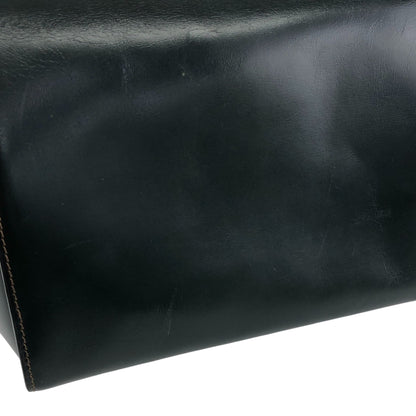 LOEWE Logo Embossed Shoulder bag Dark Green Vintage 583xh5