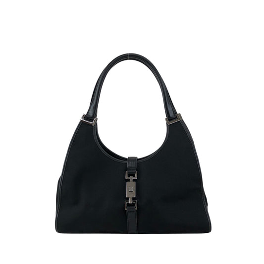 GUCCI Jackie Shoulder bag Black Vintage 82yt7z