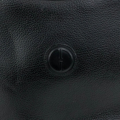 GUCCI Logo Shoulder bag Black Vintage u2u3ar